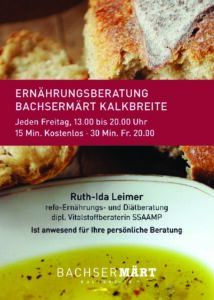 Ernahrungsberatung Flyer Bachsermart